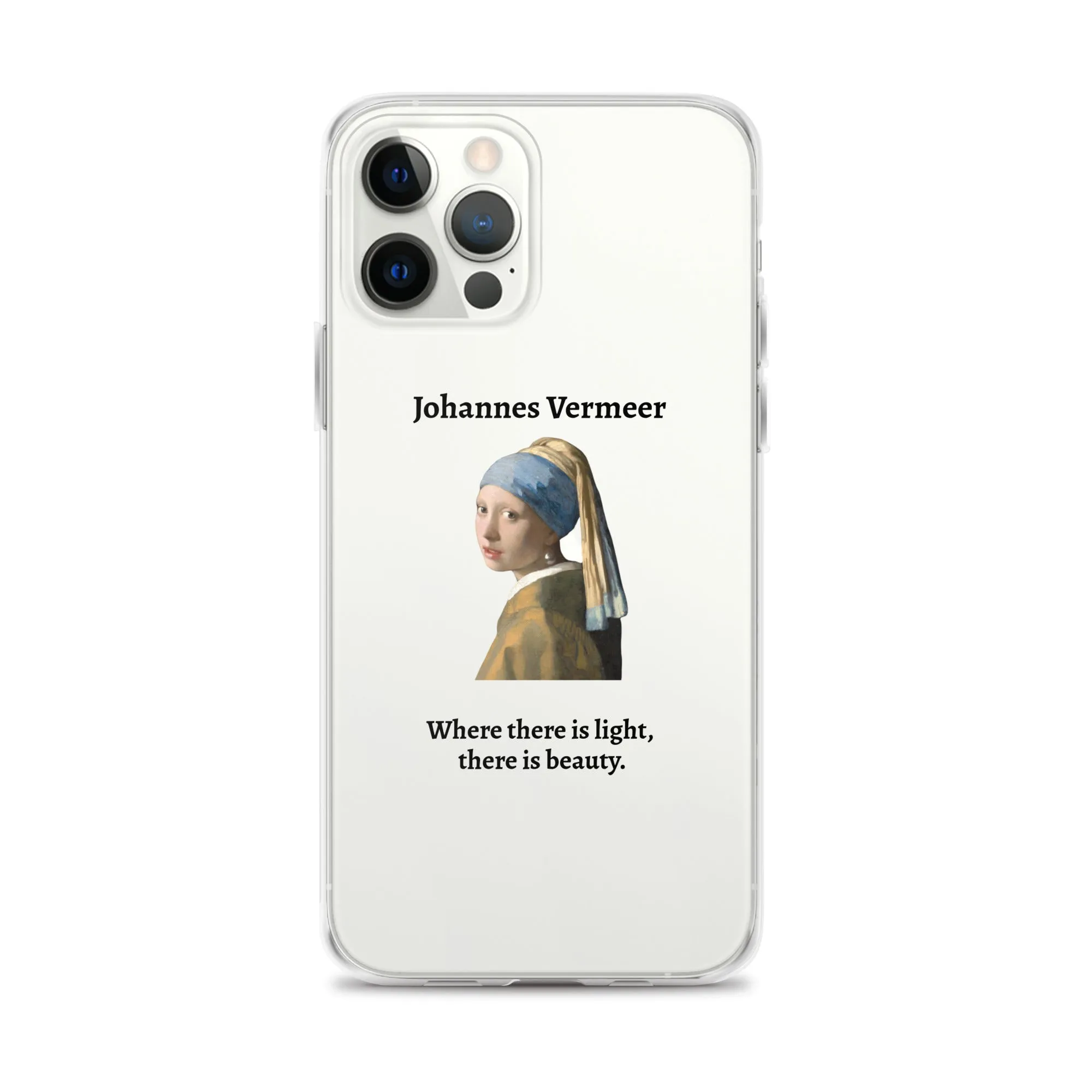 Johannes Vermeer Girl With a Pearl Earring Clear iPhone® Case