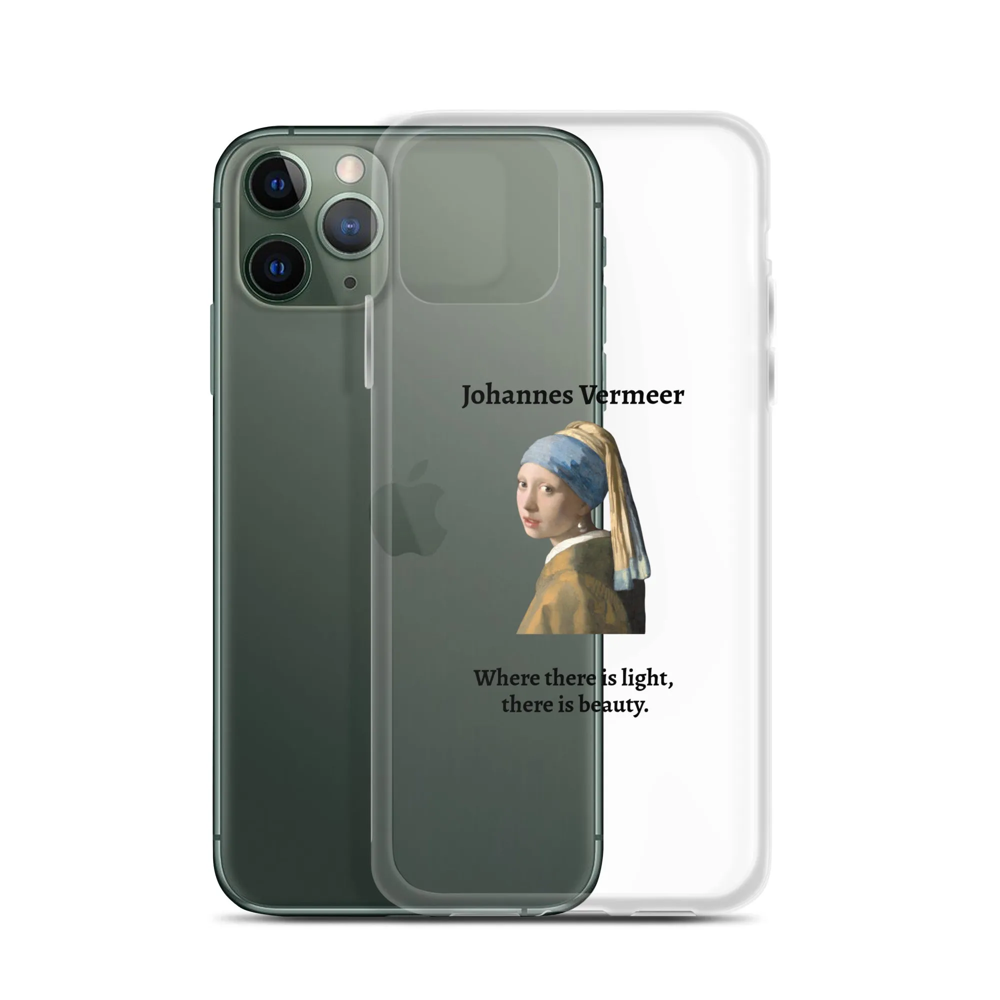 Johannes Vermeer Girl With a Pearl Earring Clear iPhone® Case