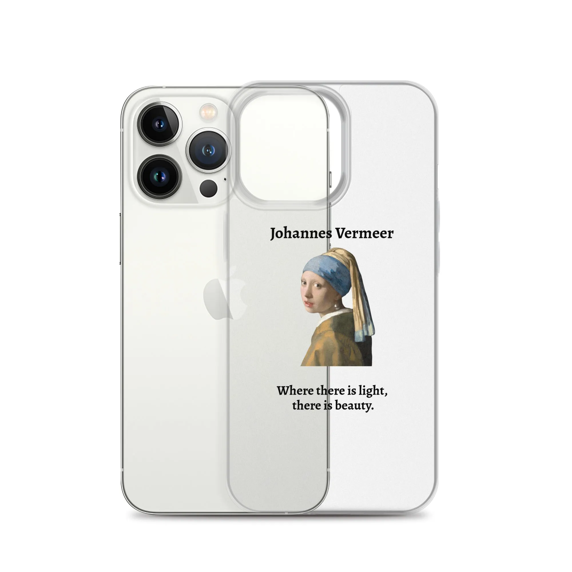 Johannes Vermeer Girl With a Pearl Earring Clear iPhone® Case