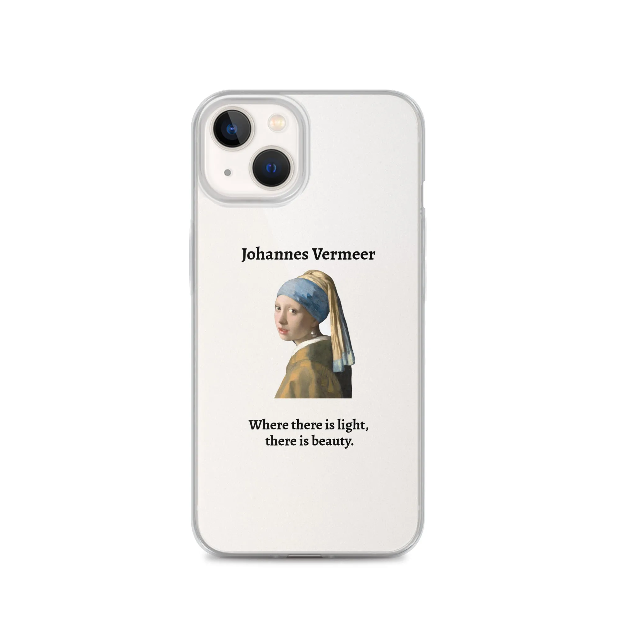 Johannes Vermeer Girl With a Pearl Earring Clear iPhone® Case