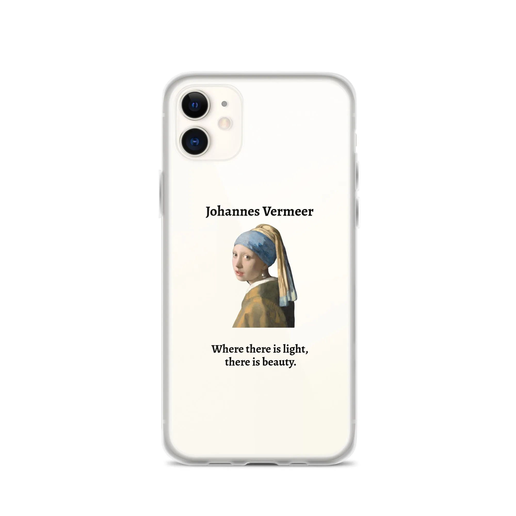 Johannes Vermeer Girl With a Pearl Earring Clear iPhone® Case