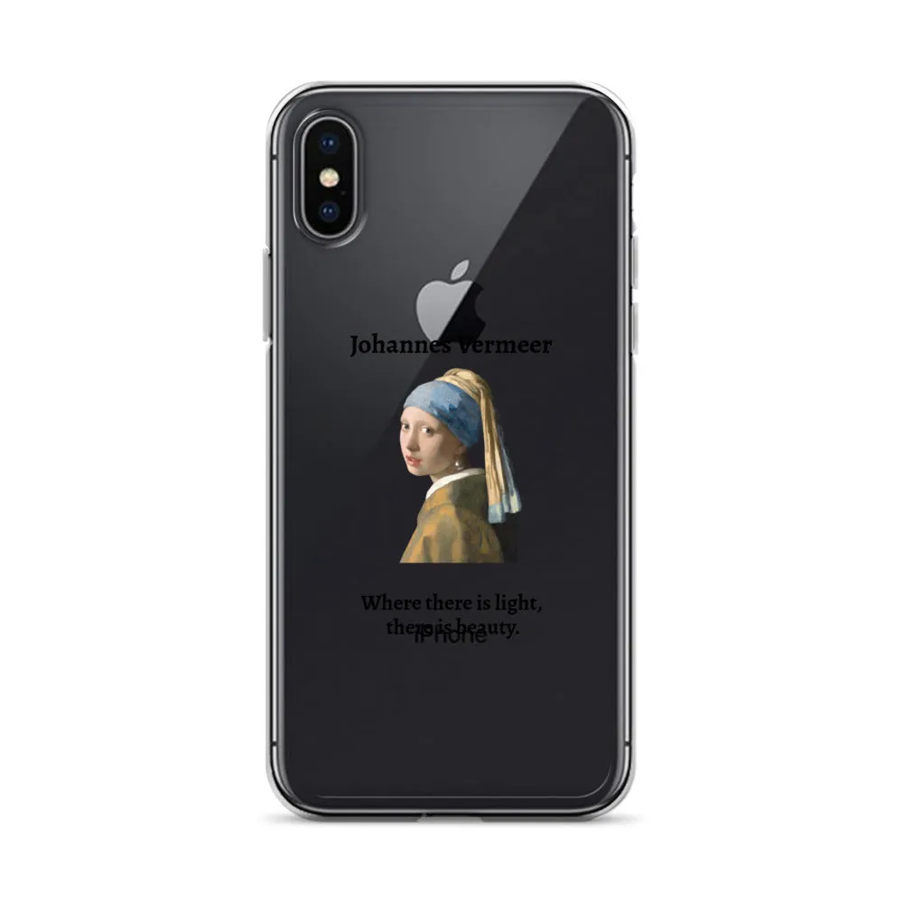 Johannes Vermeer Girl With a Pearl Earring Clear iPhone® Case