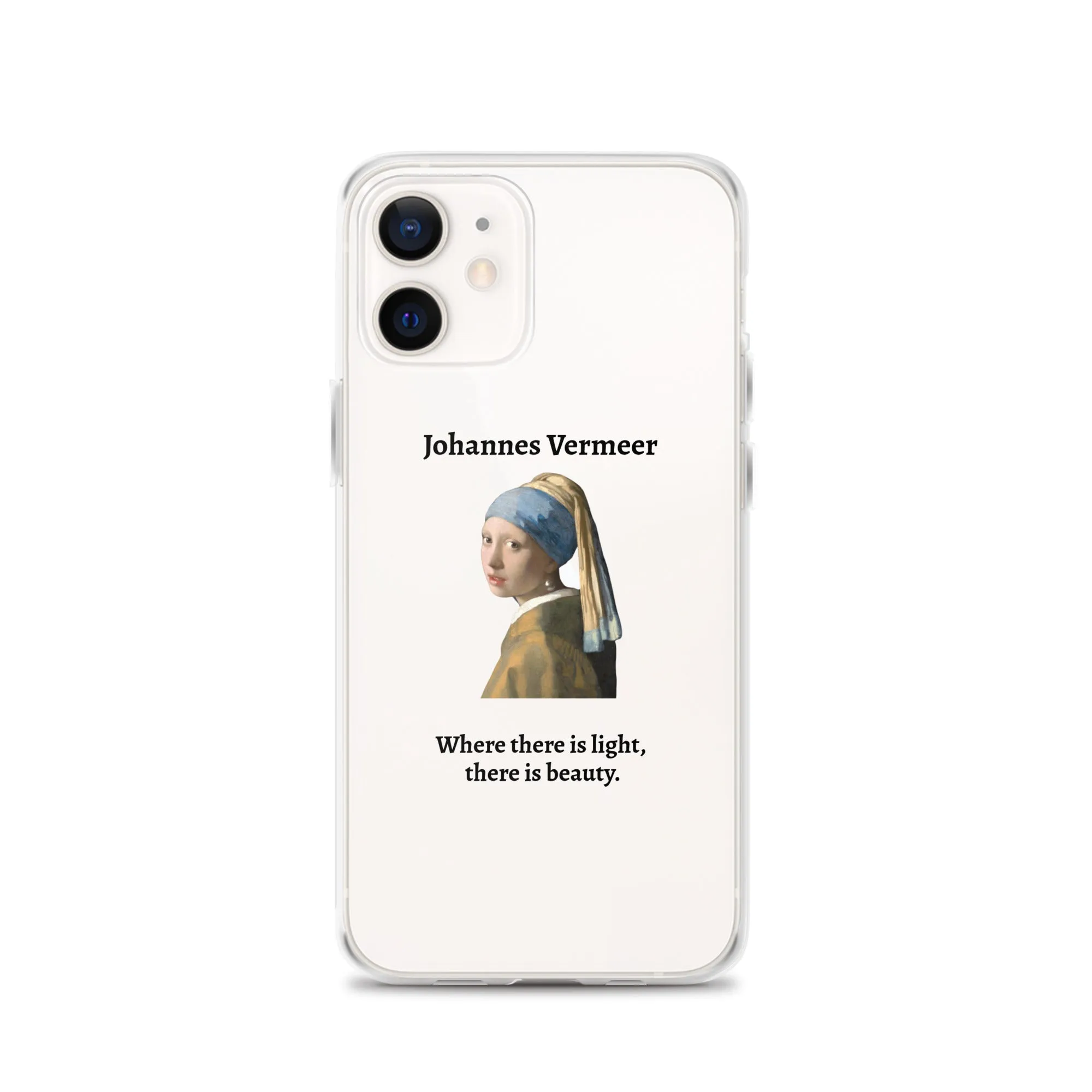 Johannes Vermeer Girl With a Pearl Earring Clear iPhone® Case