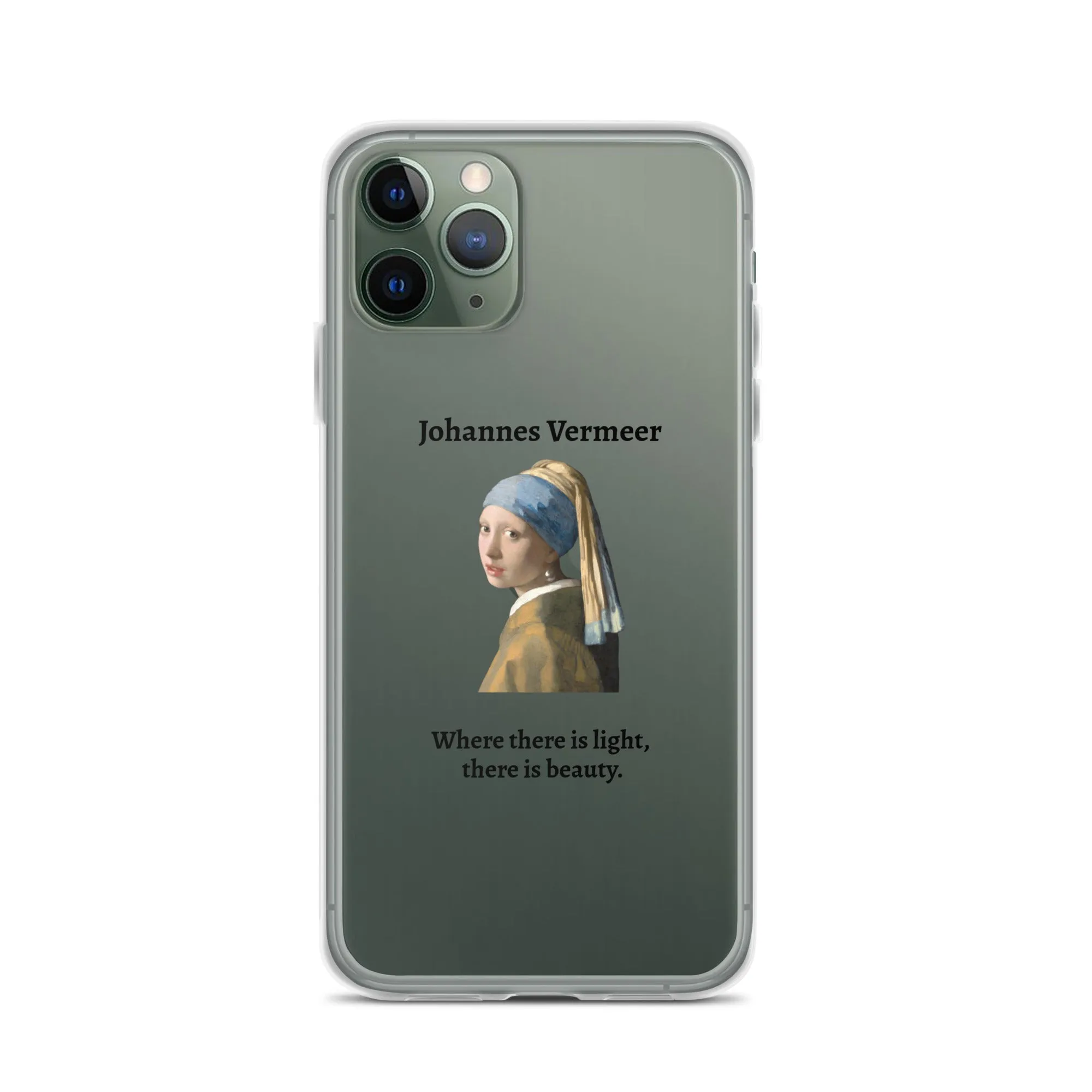 Johannes Vermeer Girl With a Pearl Earring Clear iPhone® Case