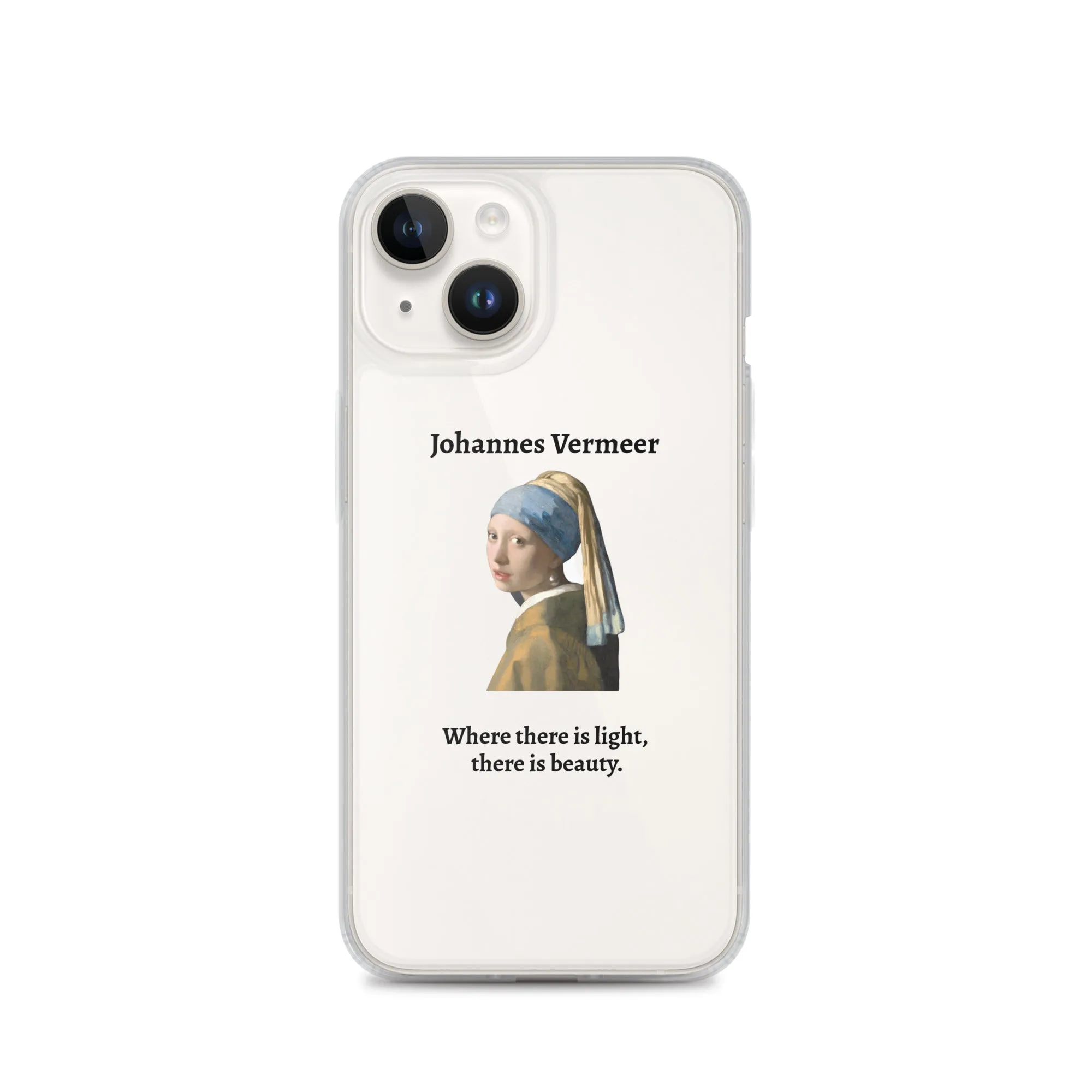 Johannes Vermeer Girl With a Pearl Earring Clear iPhone® Case