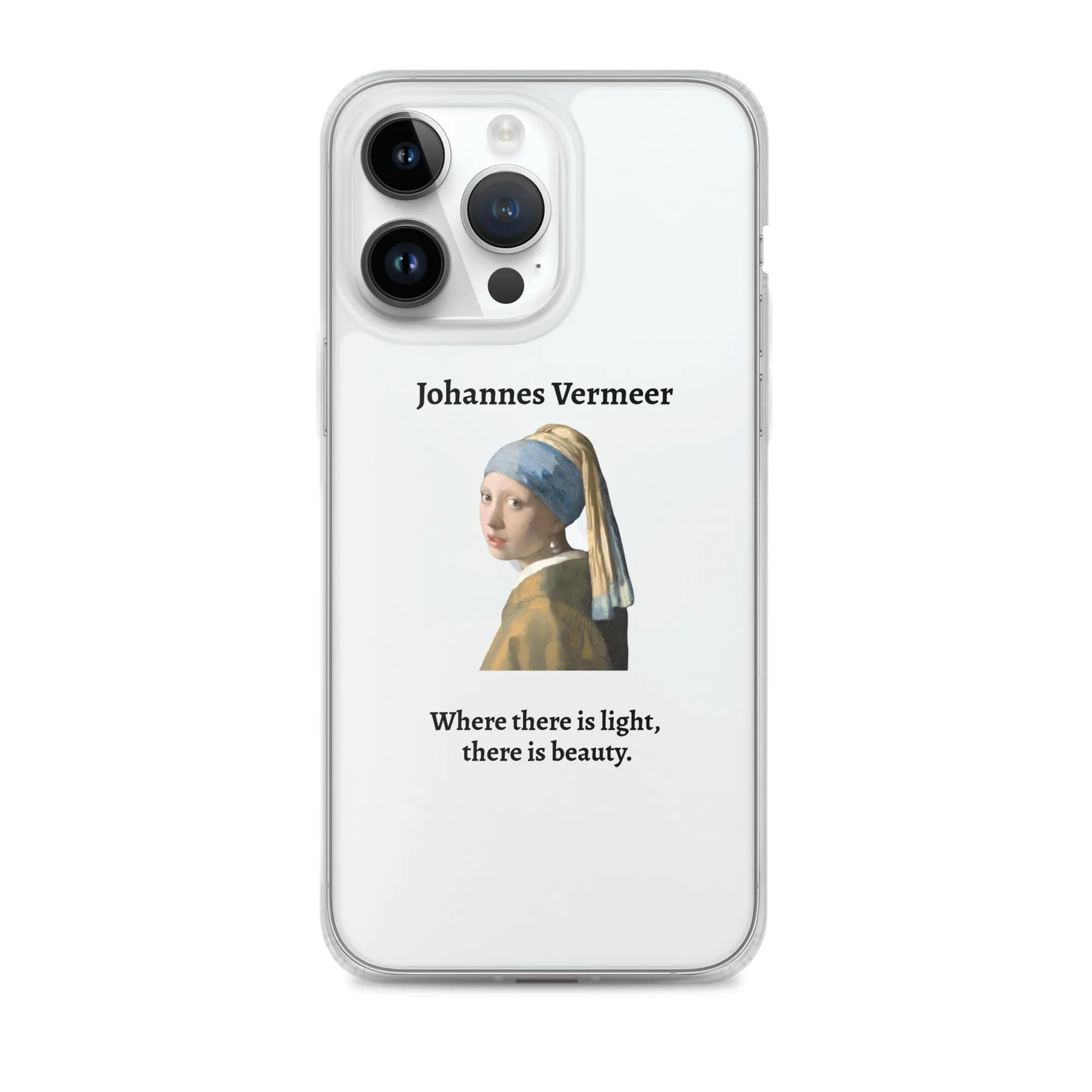 Johannes Vermeer Girl With a Pearl Earring Clear iPhone® Case