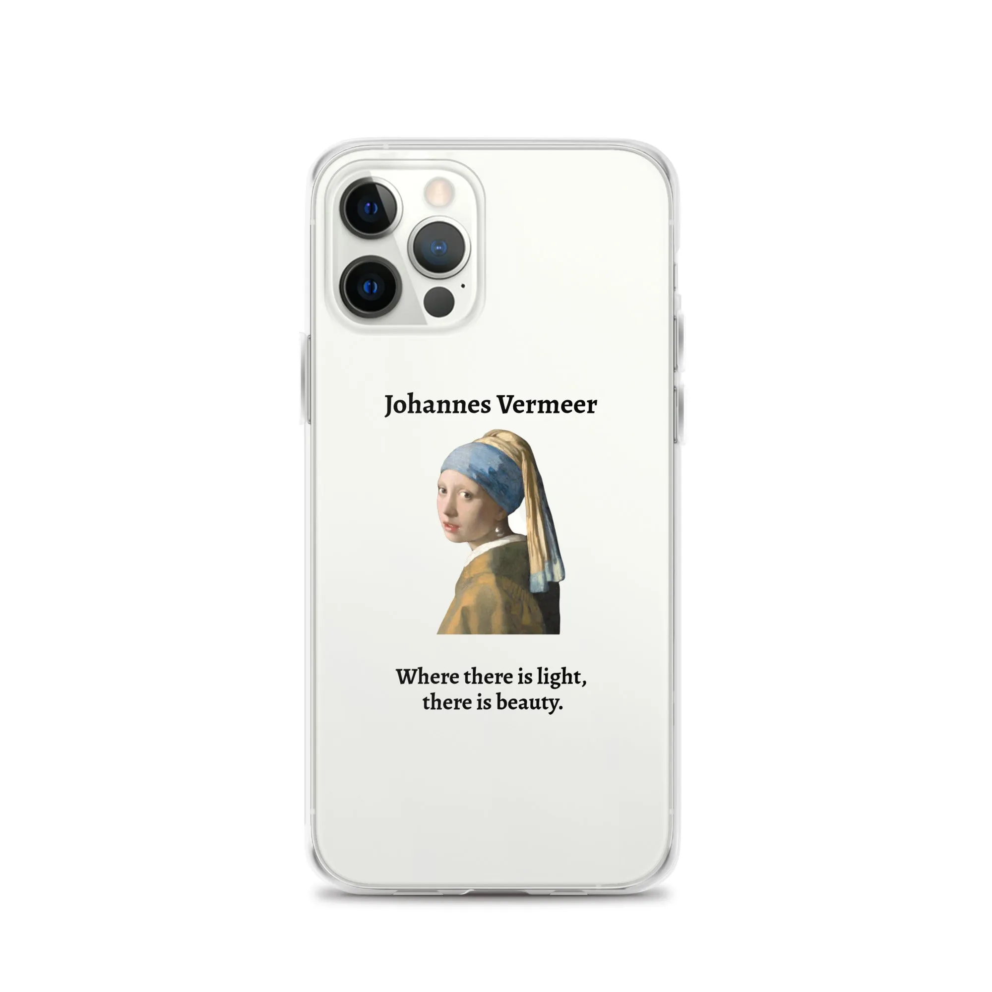 Johannes Vermeer Girl With a Pearl Earring Clear iPhone® Case