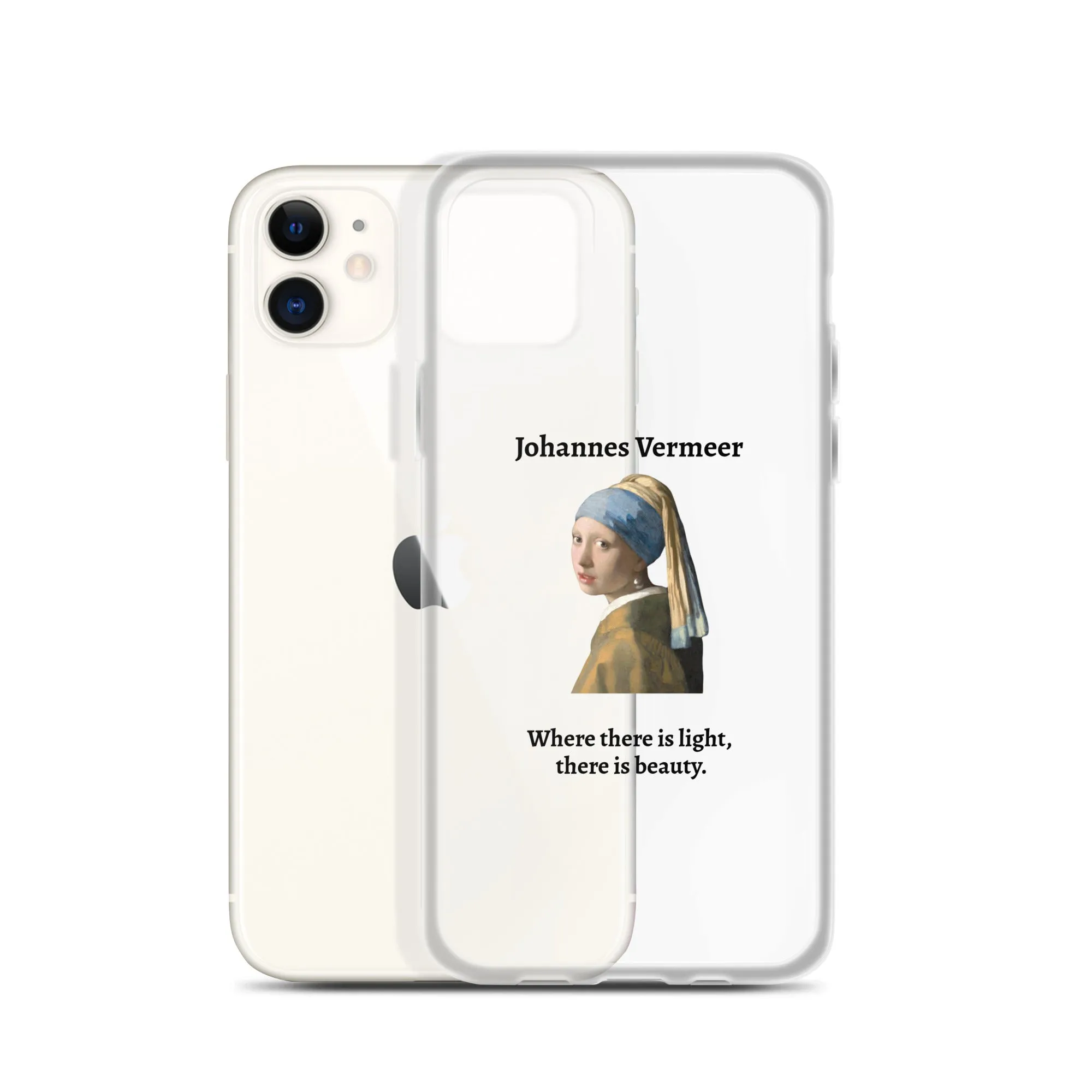 Johannes Vermeer Girl With a Pearl Earring Clear iPhone® Case