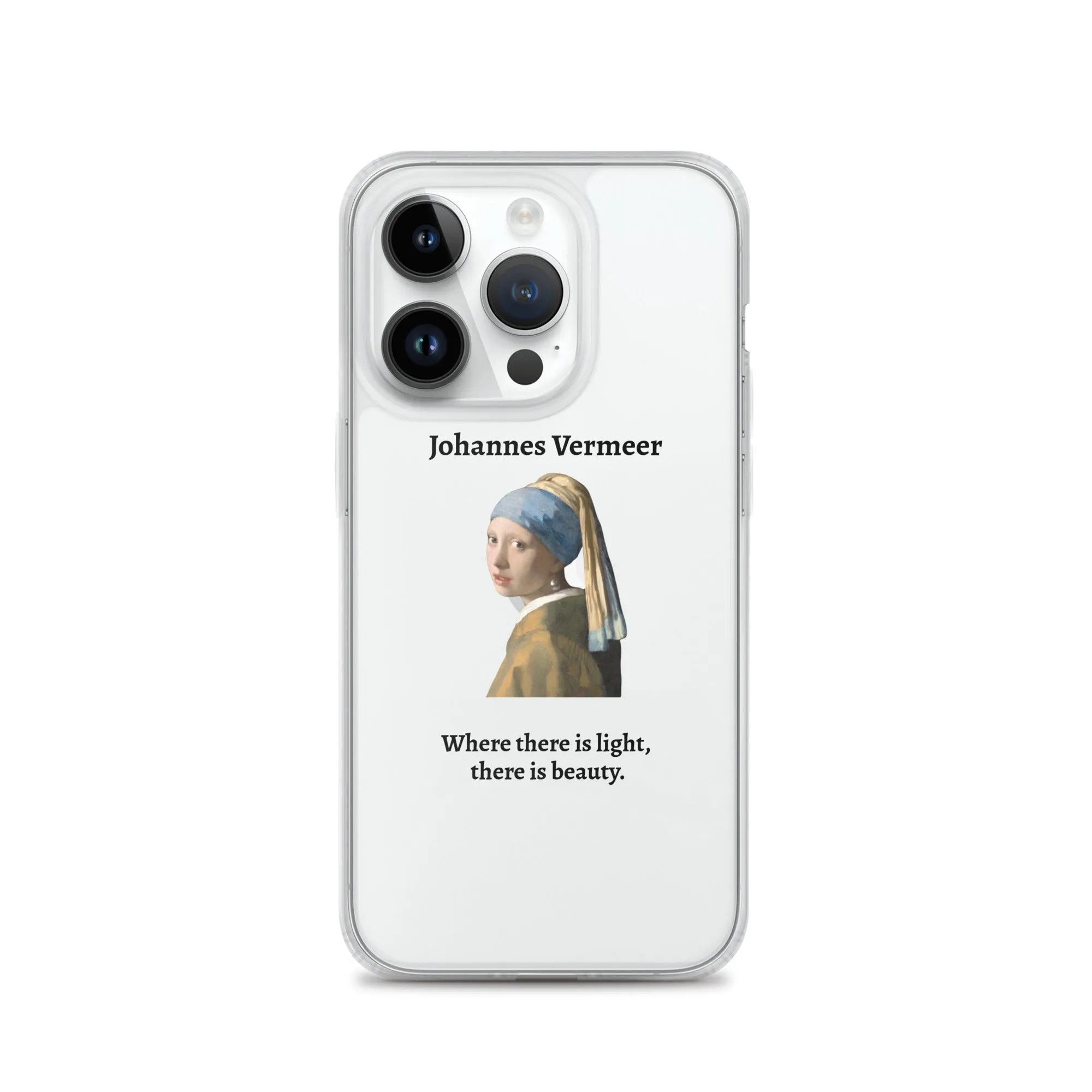 Johannes Vermeer Girl With a Pearl Earring Clear iPhone® Case