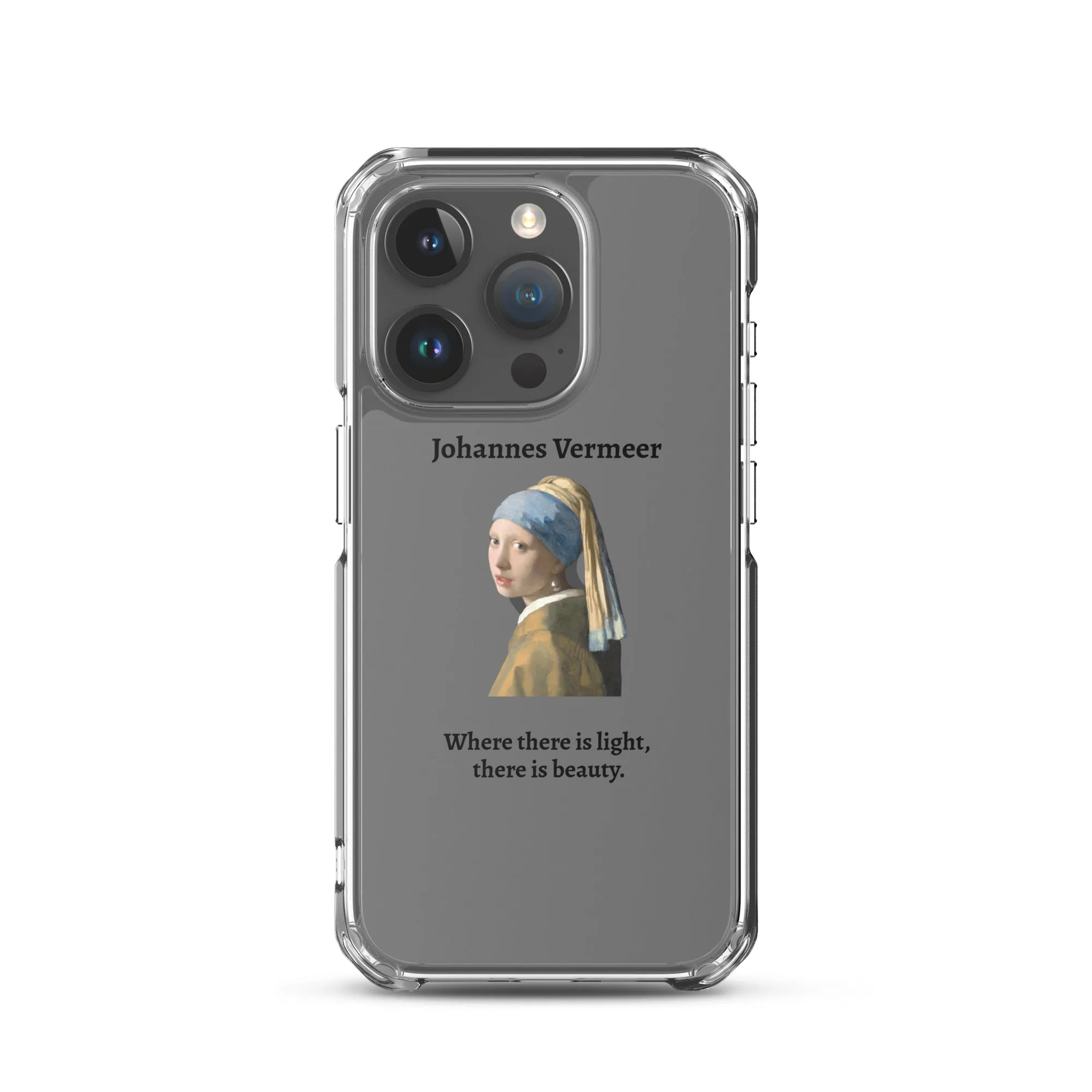 Johannes Vermeer Girl With a Pearl Earring Clear iPhone® Case