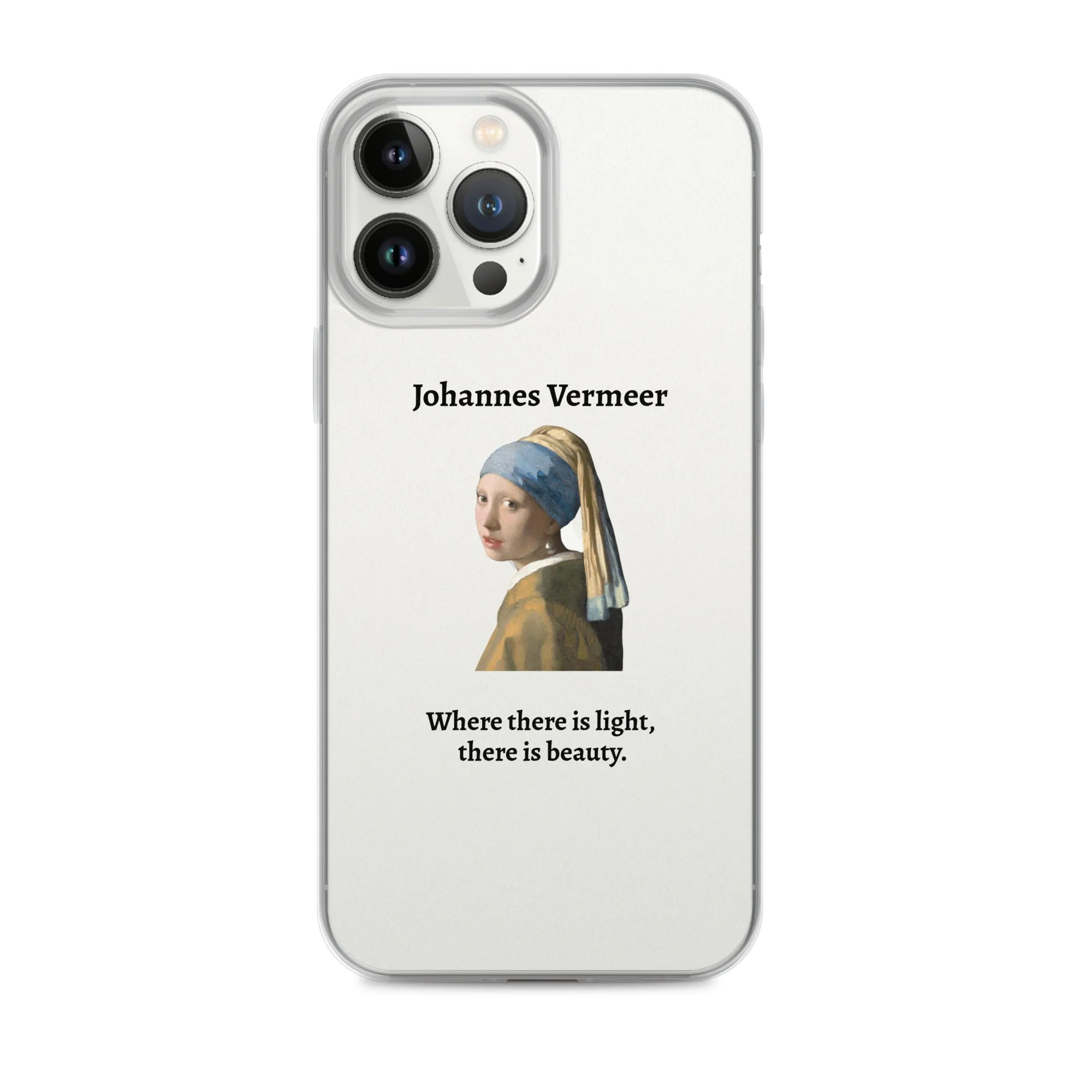 Johannes Vermeer Girl With a Pearl Earring Clear iPhone® Case
