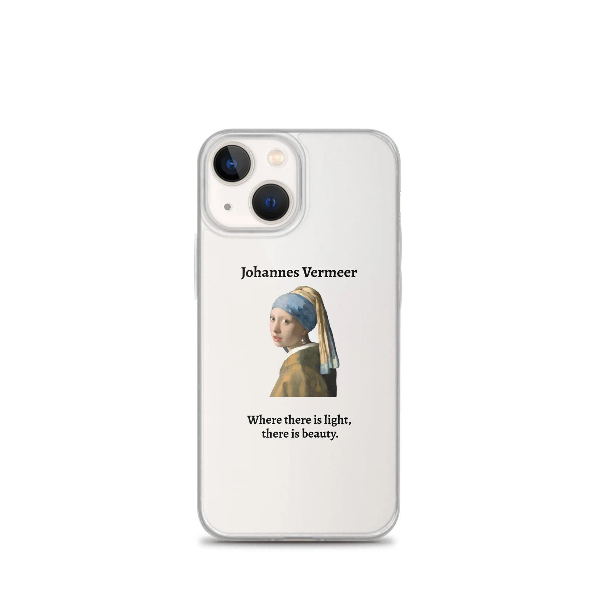 Johannes Vermeer Girl With a Pearl Earring Clear iPhone® Case