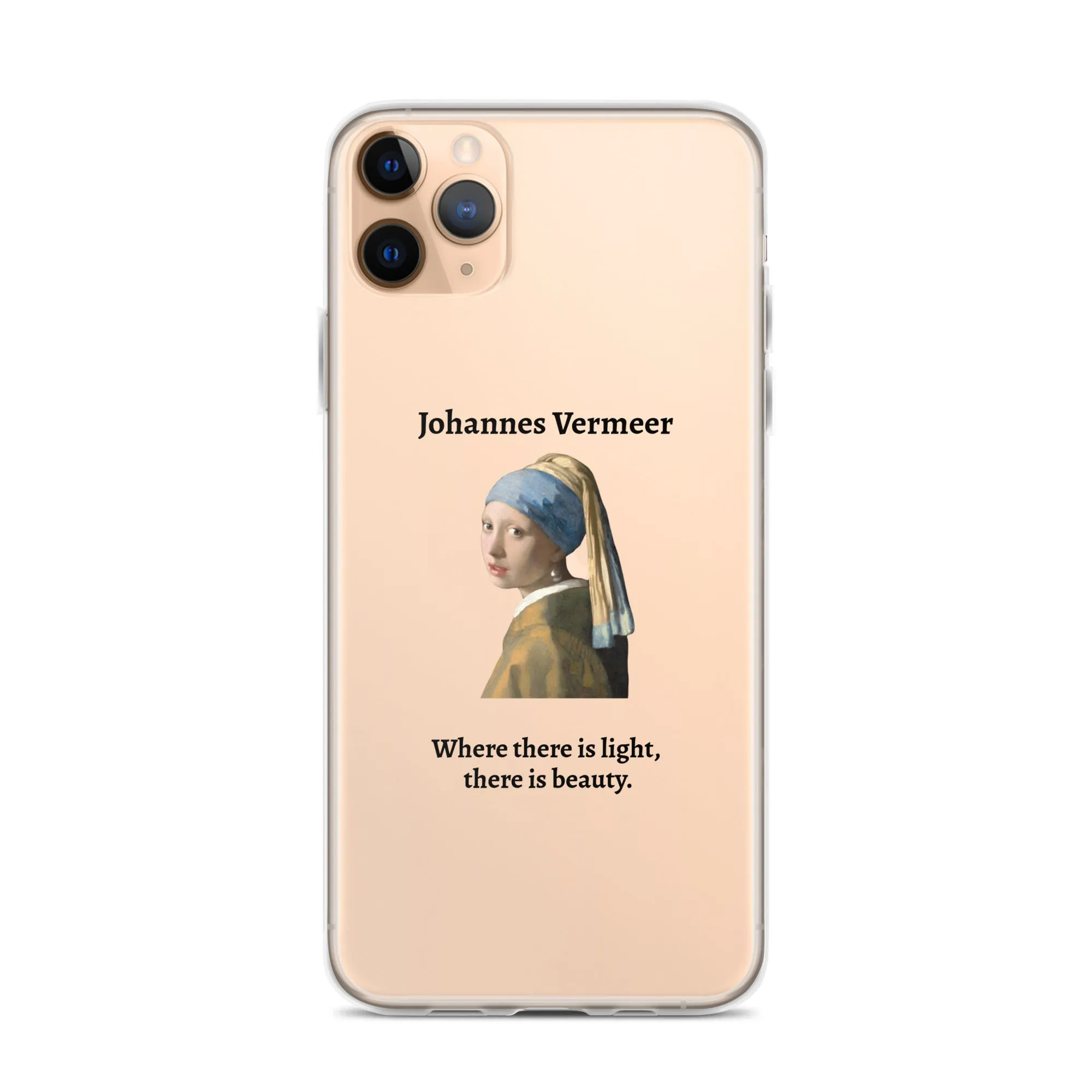 Johannes Vermeer Girl With a Pearl Earring Clear iPhone® Case