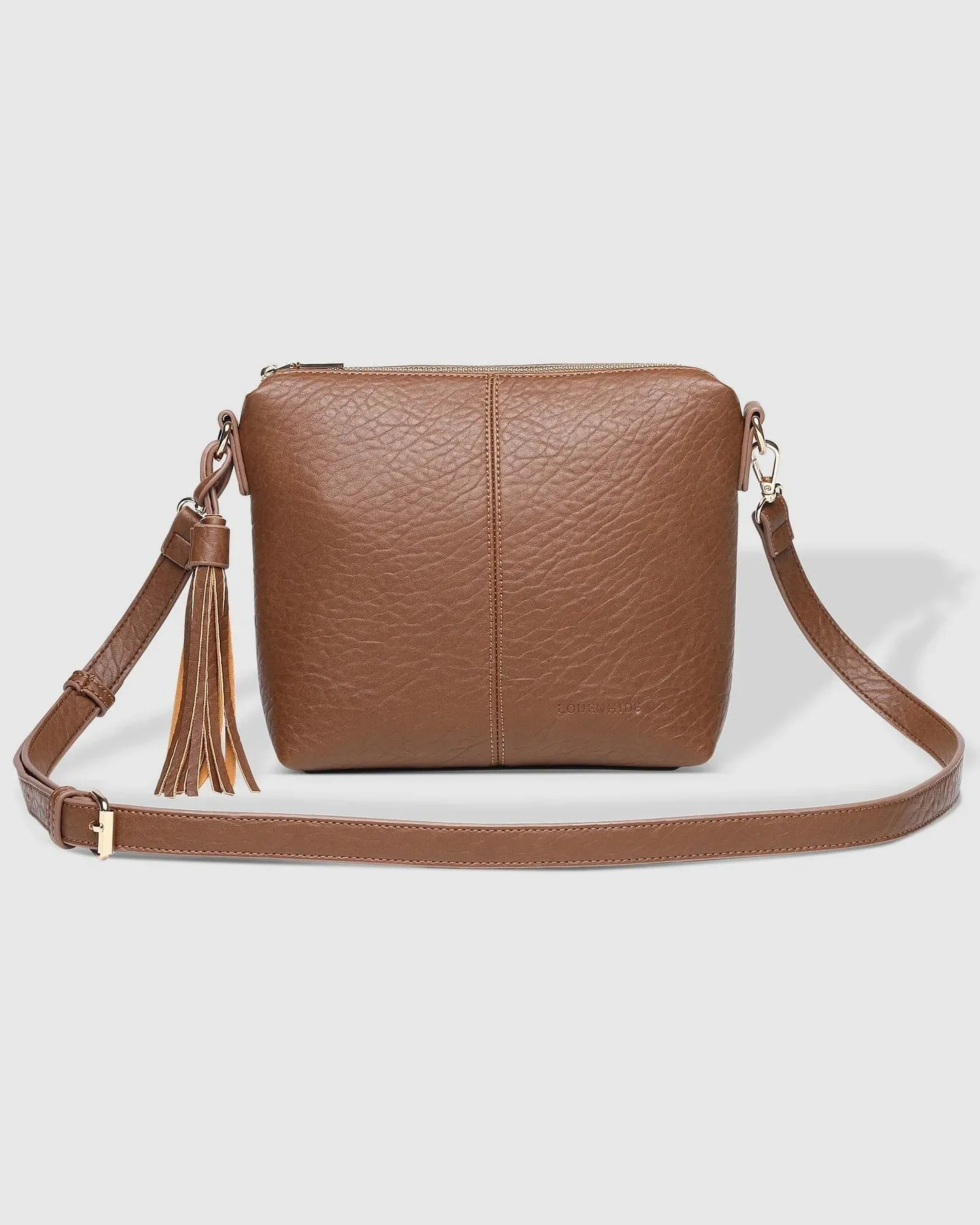 KASEY TEXTURED CROSSBODY BAG COCOA
