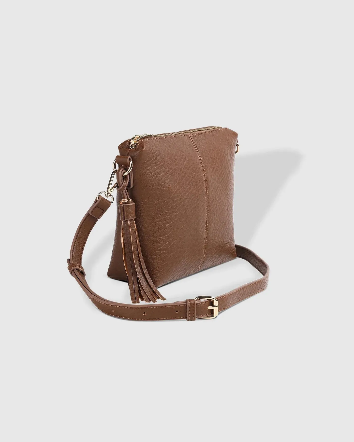 KASEY TEXTURED CROSSBODY BAG COCOA