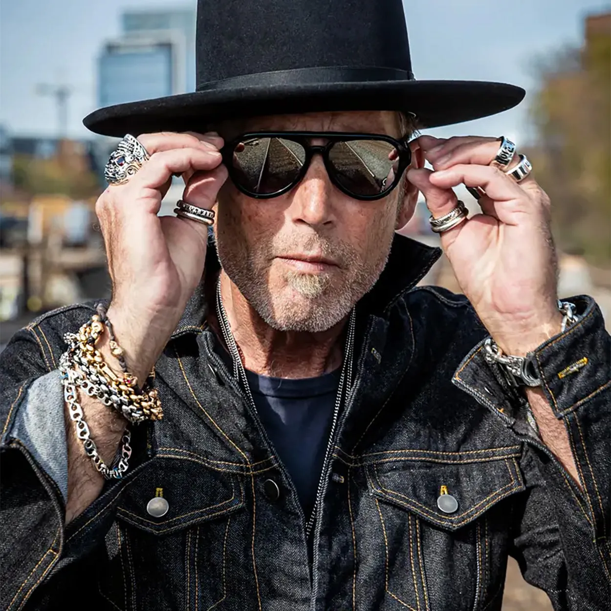 KING BABY - "THE LAS VEGAS" Sunglasses in Grey Tortoise