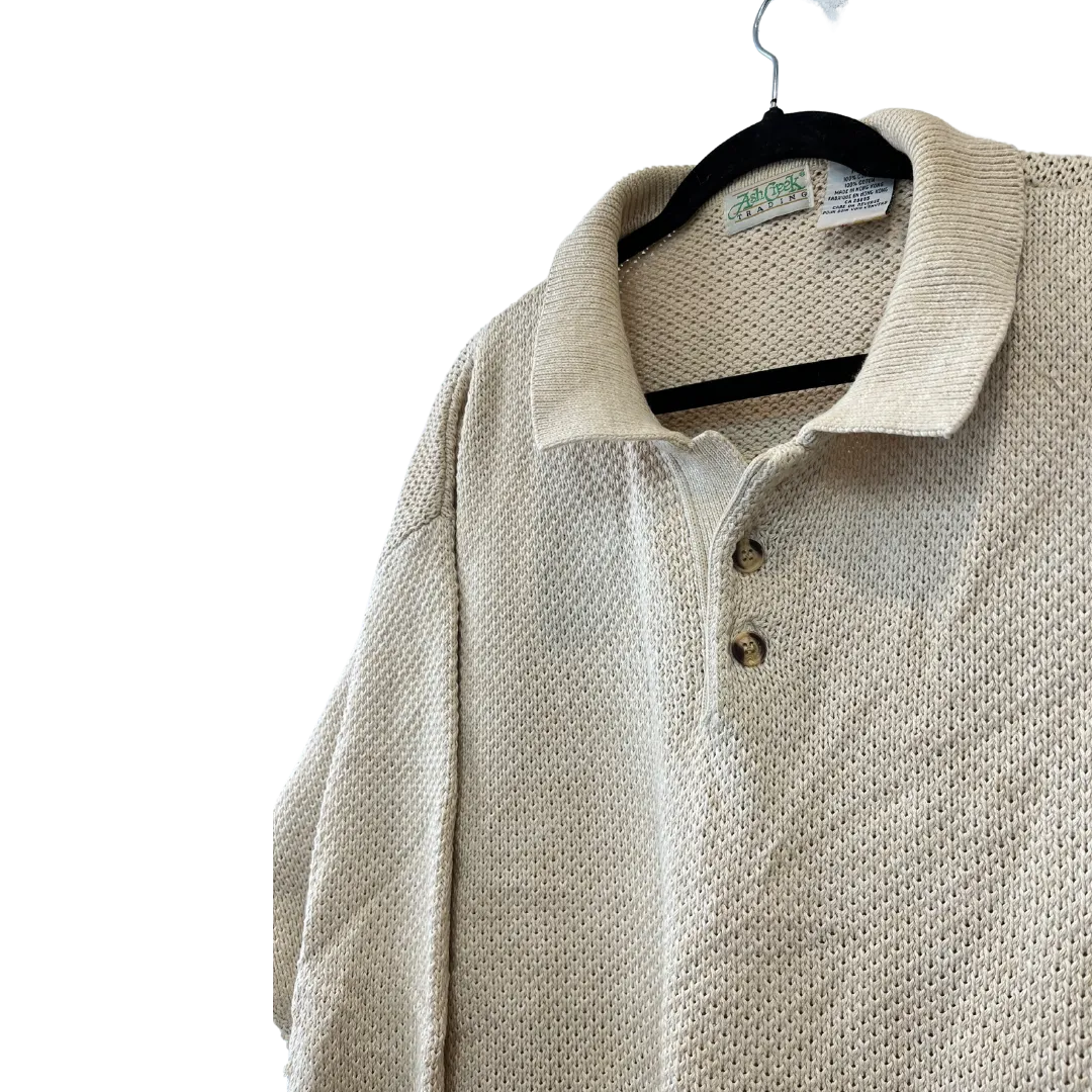 knit cream vintage sweater - 14