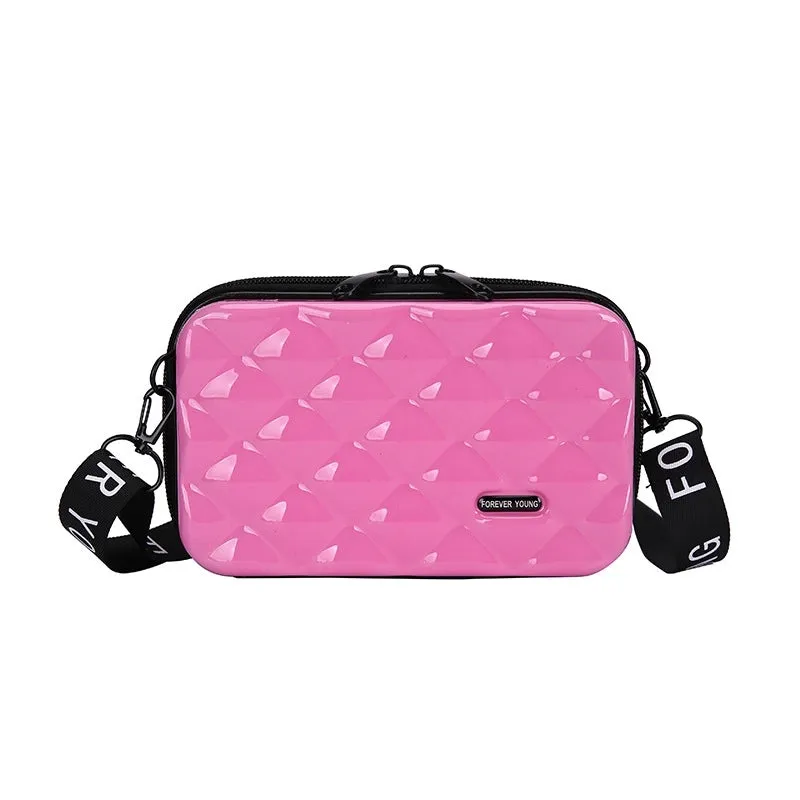 Korean Children's Bags Mini Suitcase Suitcase Square Bag Women's Shoulder Bag