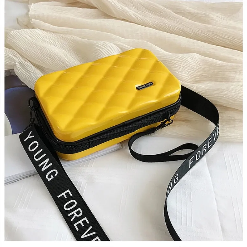 Korean Children's Bags Mini Suitcase Suitcase Square Bag Women's Shoulder Bag