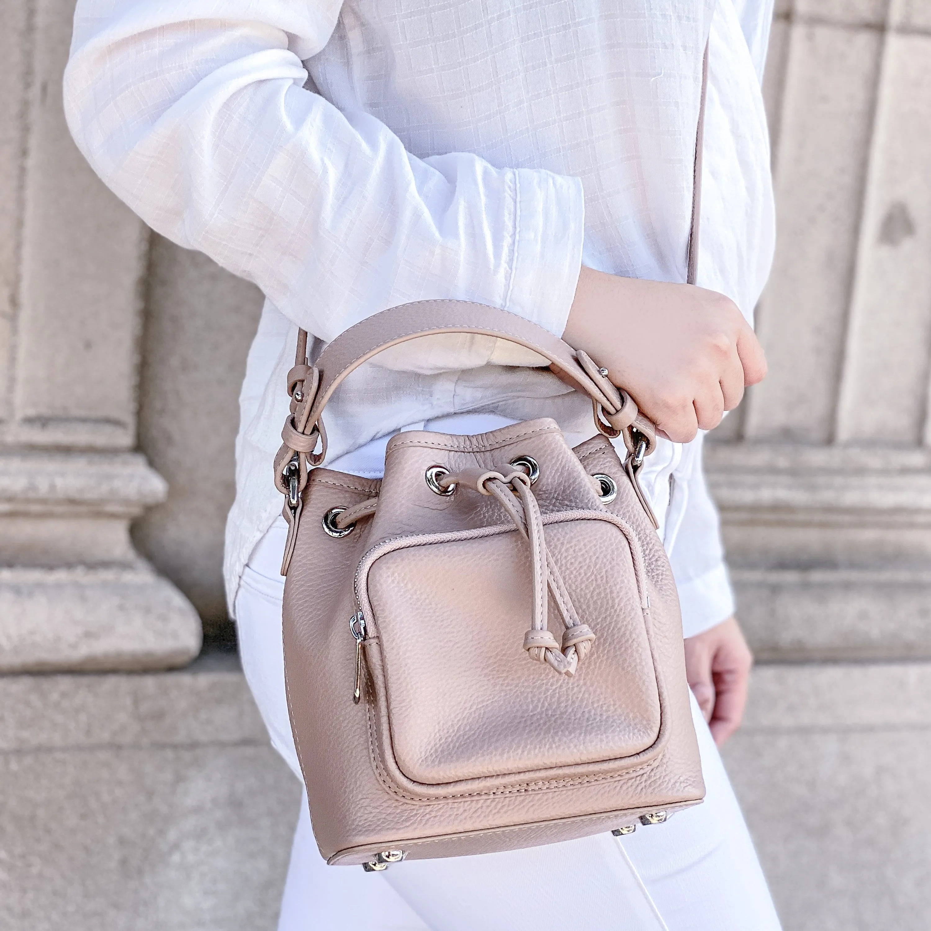 Le Poche Bucket Bag - Rose