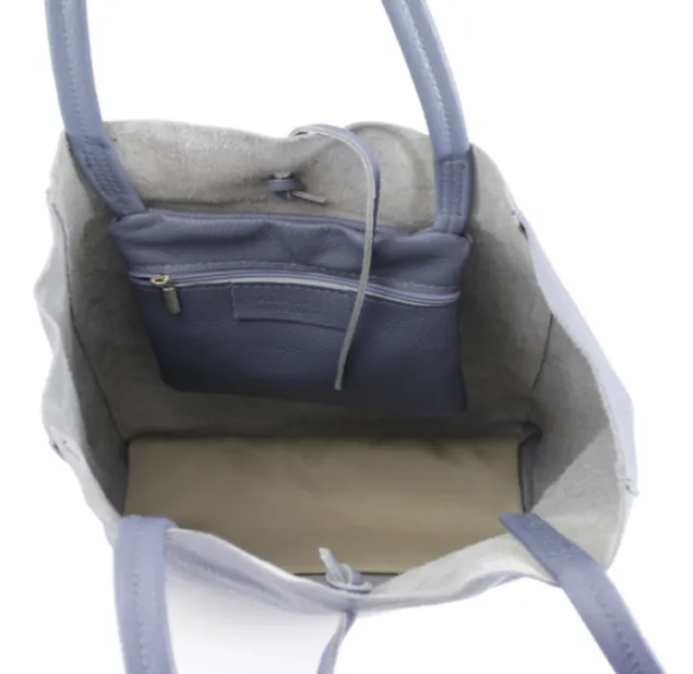 Leather Shopper Bag