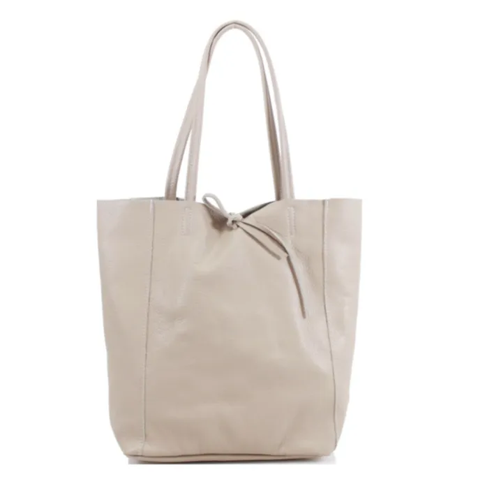 Leather Shopper Bag