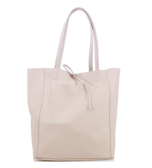 Leather Shopper Bag