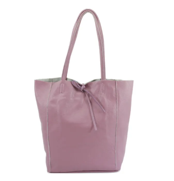 Leather Shopper Bag