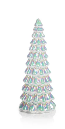 LED White Rainbow Luster Tree