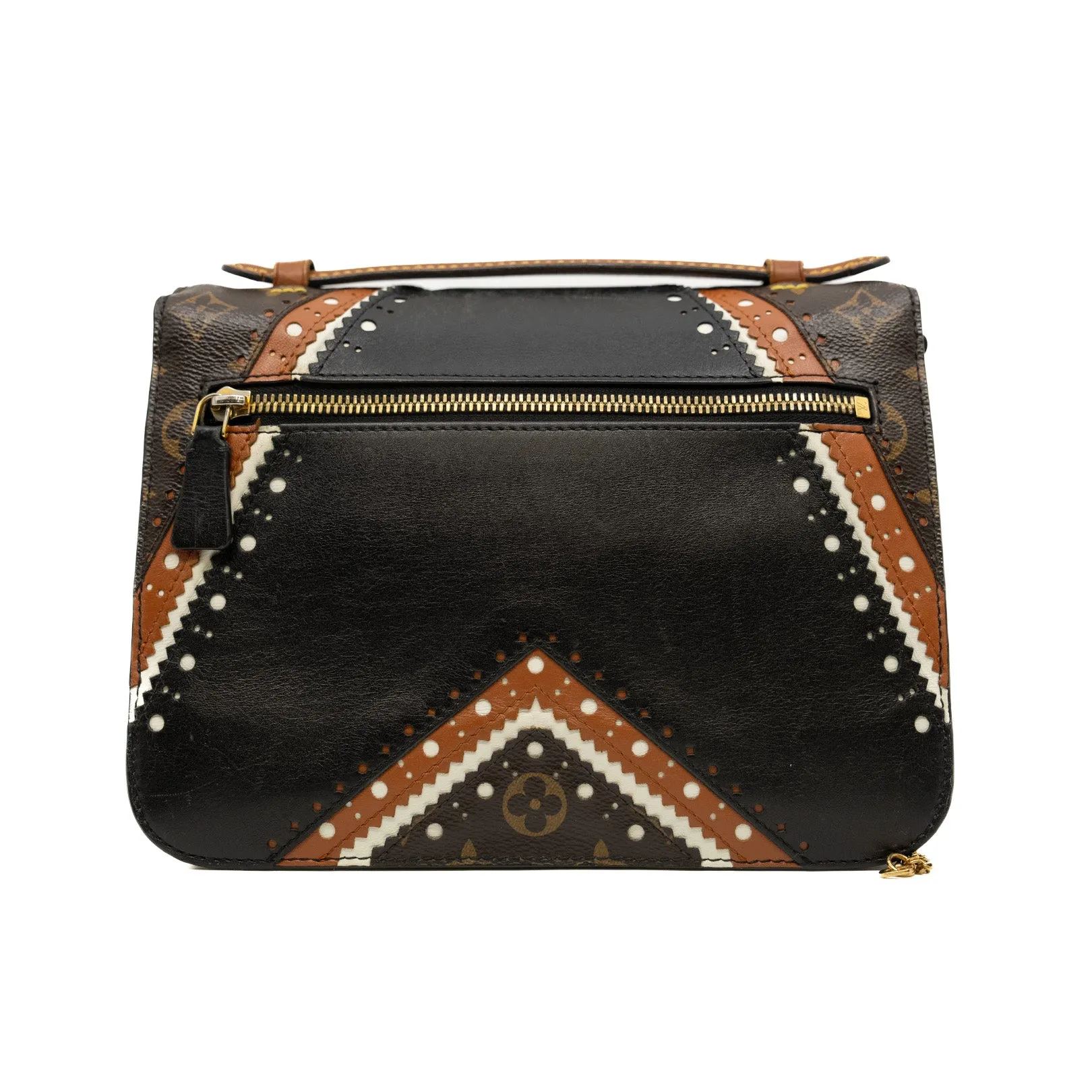Limited Edition Monogram Canvas Brogue Pochette Metis Shoulder Bag GHW