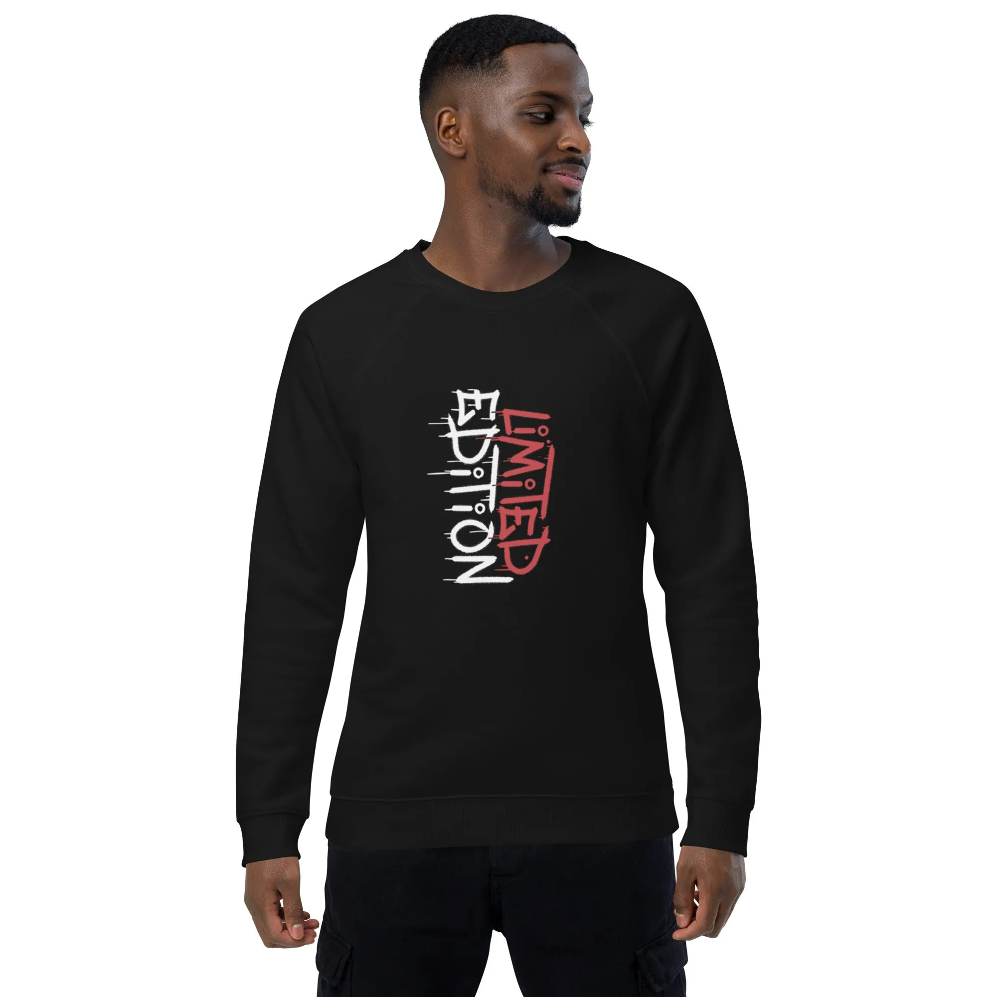 Limited Edition Unisex organic raglan sweatshirt