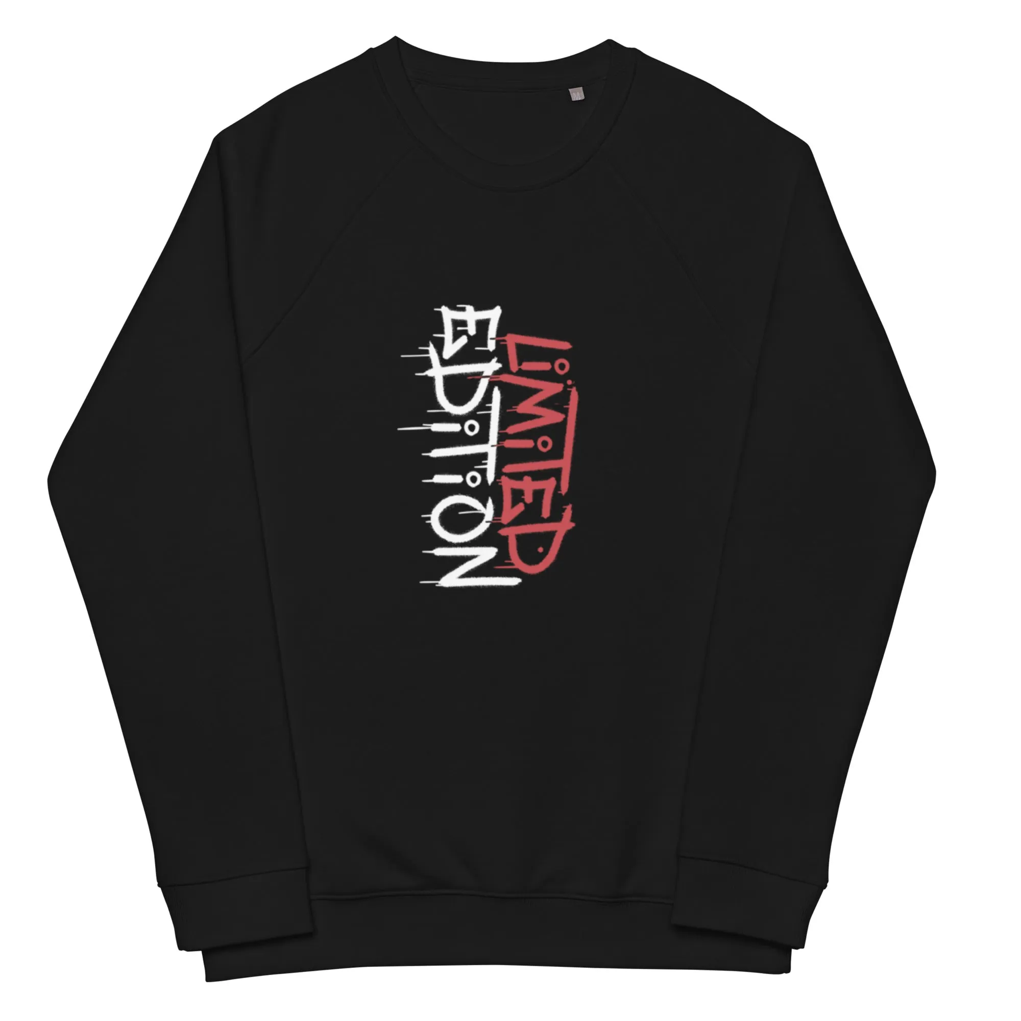 Limited Edition Unisex organic raglan sweatshirt