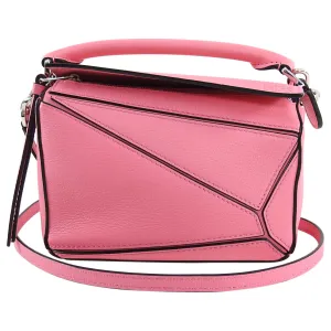Loewe Hot Pink Mini Puzzle Crossbody Bag