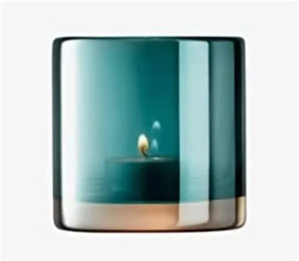 Lsa Epoque Tealight Holder  Peacock/Lustre