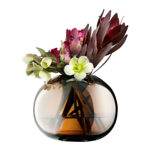 Lsa Epoque Vase  Amber/Lustre