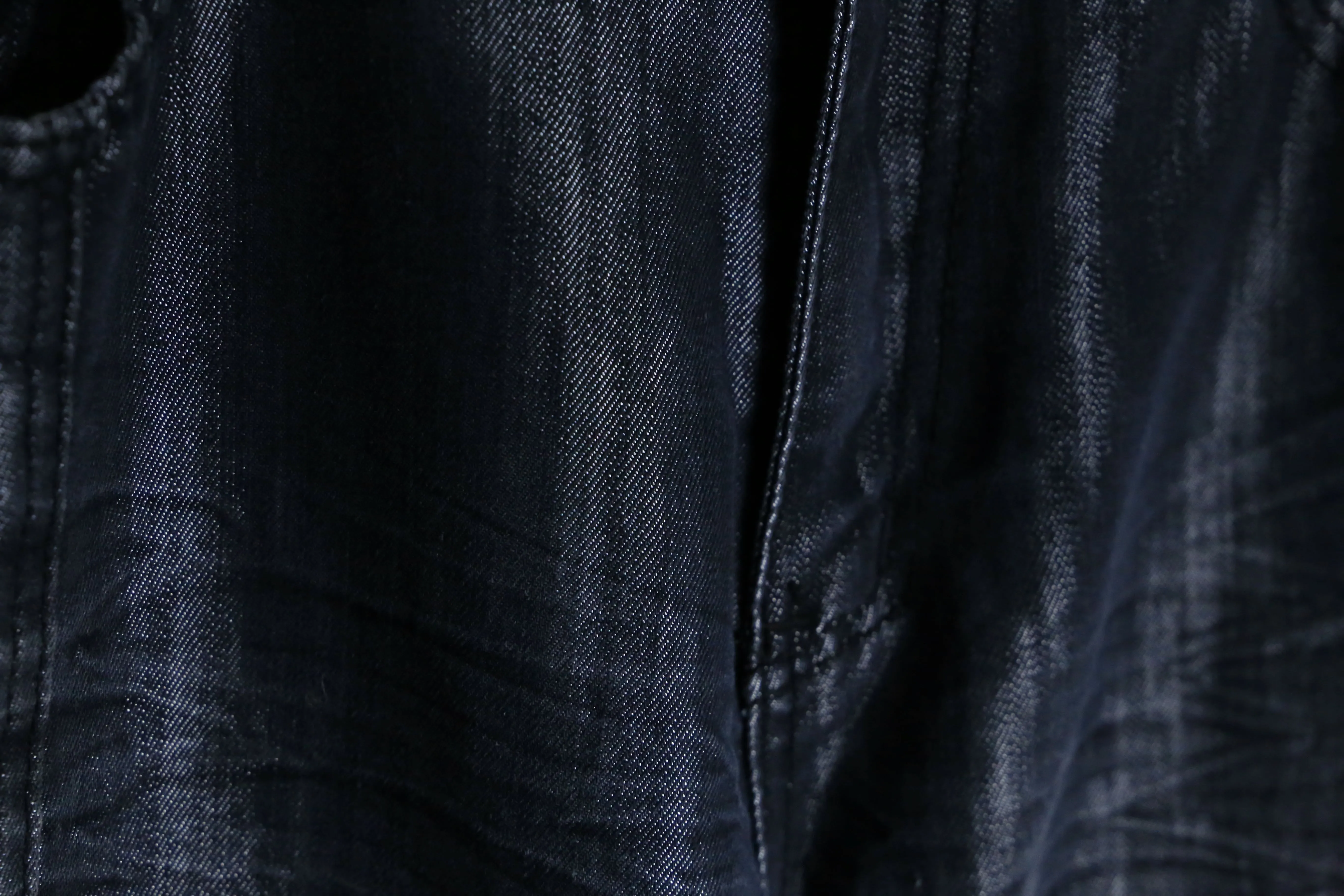 luster design black denim pants