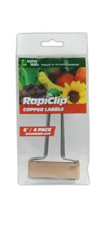 Luster Leaf 4 Copper Plant Labels, 6"