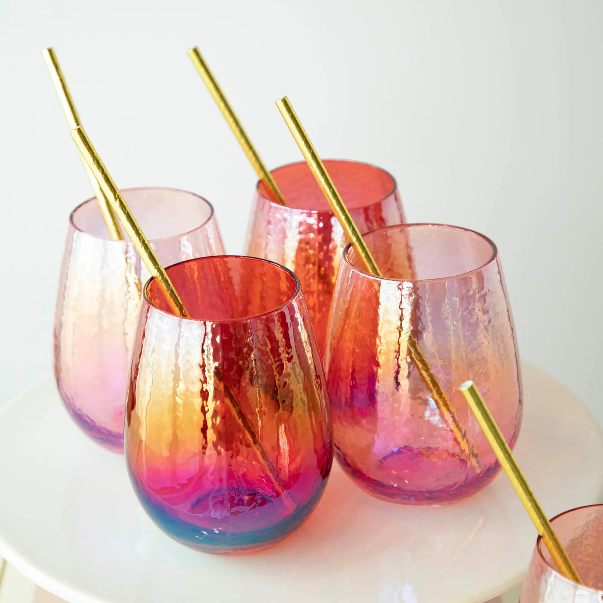 Luster Stemless Glassware
