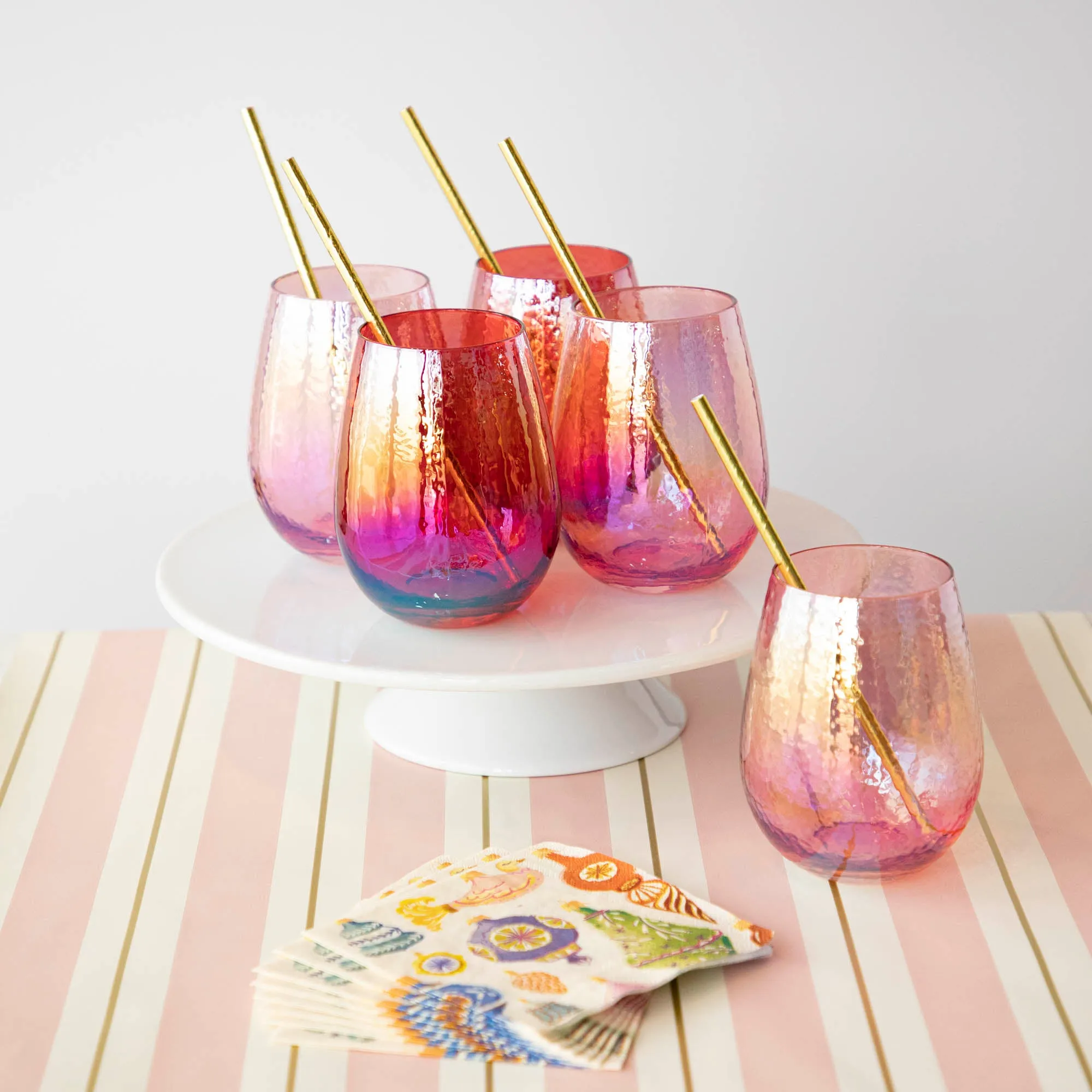 Luster Stemless Glassware