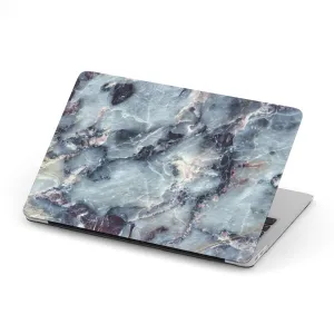 Macbook Hard Shell Case - Blue Grey Marble