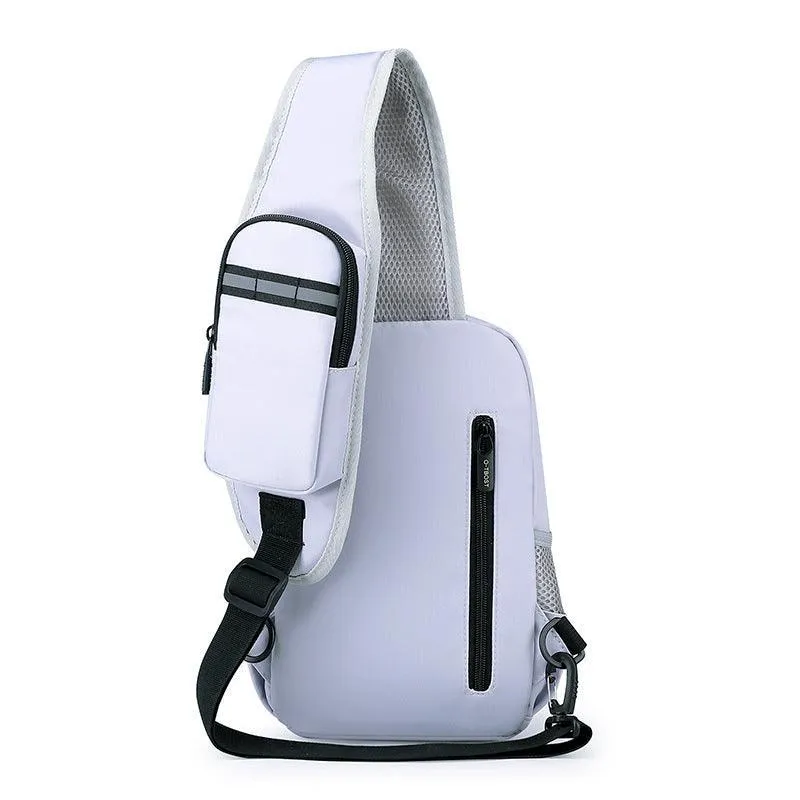 Men's Oxford Cloth Crossbody Shoulder Bag