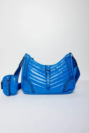 Metallic Hand Bag With Pocket