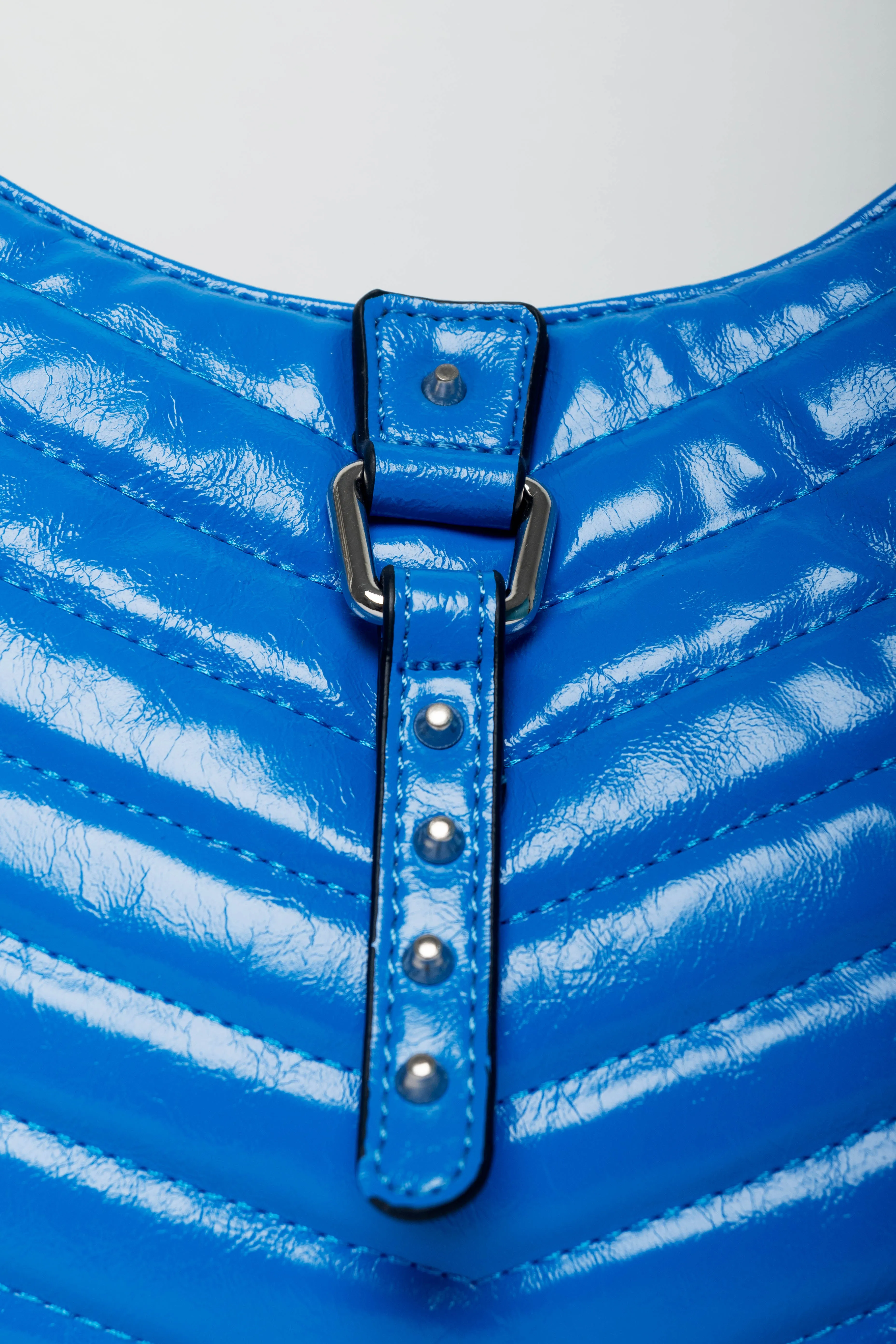 Metallic Hand Bag With Pocket