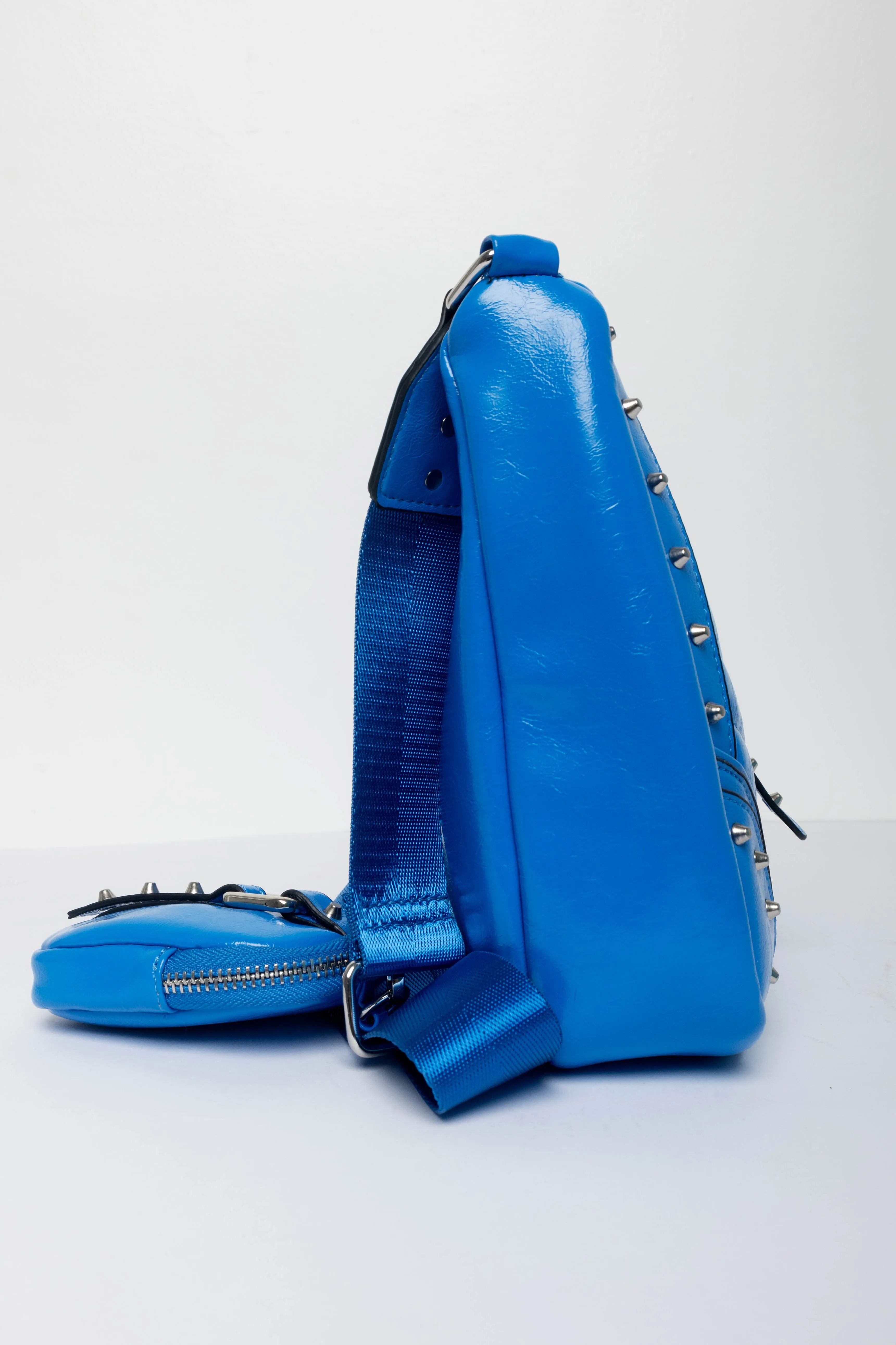 Metallic Hand Bag With Pocket