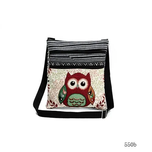 Mini Women Shoulder Bag Owl Printed