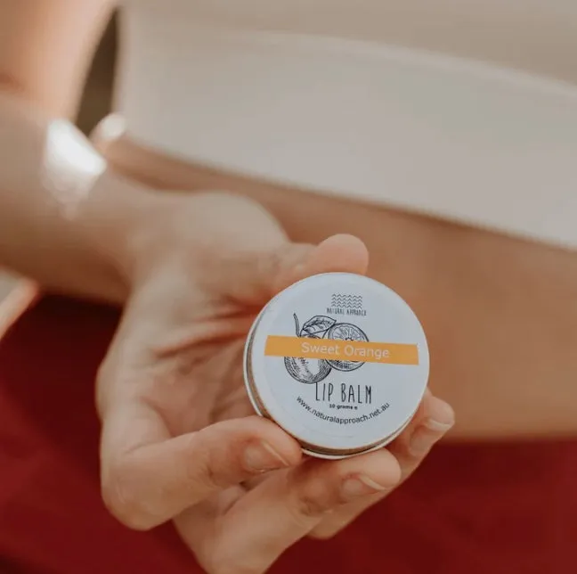 Natural Approach - Vegan Lip Balm - Sweet Orange - 10g
