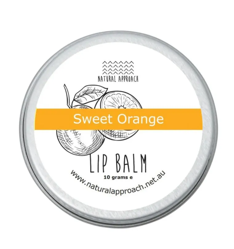 Natural Approach - Vegan Lip Balm - Sweet Orange - 10g