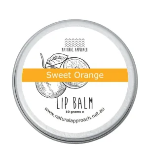 Natural Approach - Vegan Lip Balm - Sweet Orange - 10g