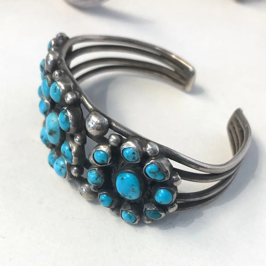 Natural Stone Cluster Bracelet