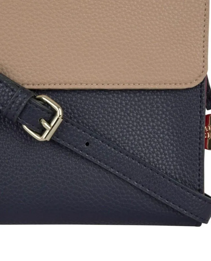 Navy Colour Block Cross Body